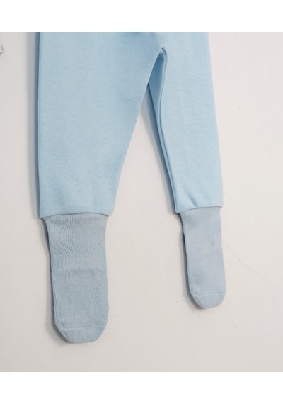 MiaBaby Çoraplı Pijama Takım gri