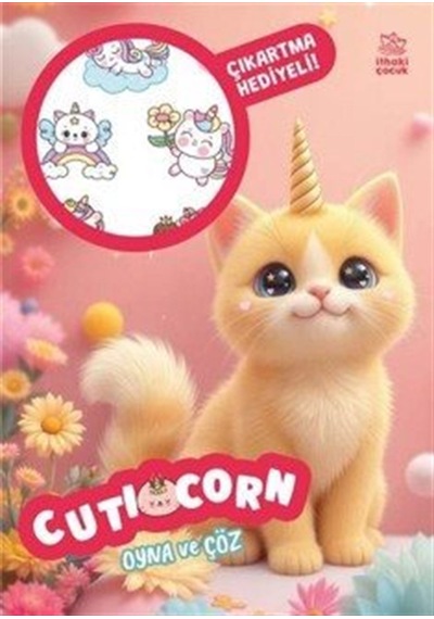 Cuticorn - Oyna Ve Çöz Çıkartmalı Etkinlik Kitabı
