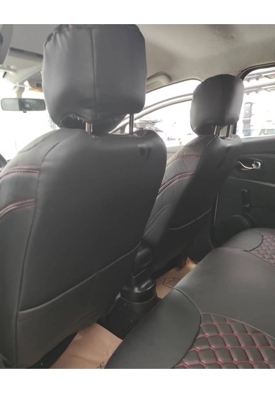 Renault Clio 4 Araca Özel Deri Oto Koltuk Kılıfı 499676592