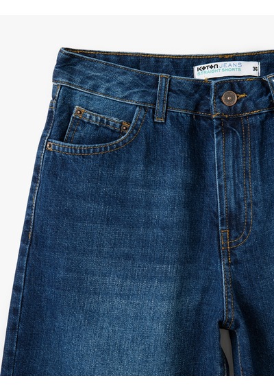 Koton Rahat Kesim Normal Bel Denim Şort Koyu İndigo 5sal40007md Dark Indigo Çok Renkli Koton Rahat Kesim Normal Bel Denim Şort Koyu İndigo 5sal40007md Dark Indigo Çok Renkli