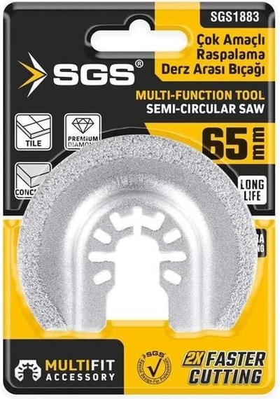 Mey Najmaddin Sgs 1883 Derz Arası Raspalama Bıçağı 65 Mm Elmas Najmaddin
