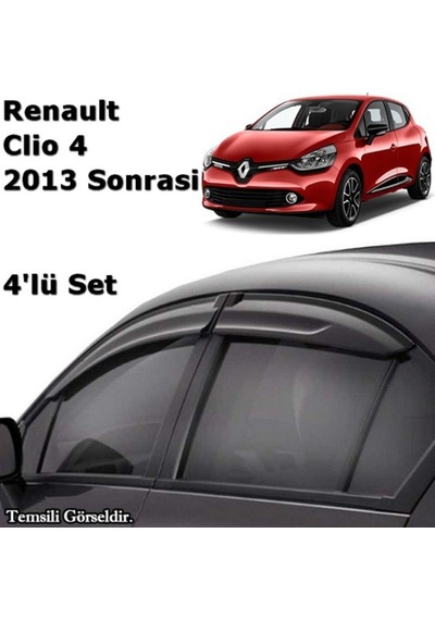 Renault Clio 4 Hb Mugen Cam Rüzgarlığı Clio 4 Cam Rüzgarlığı 4Lü