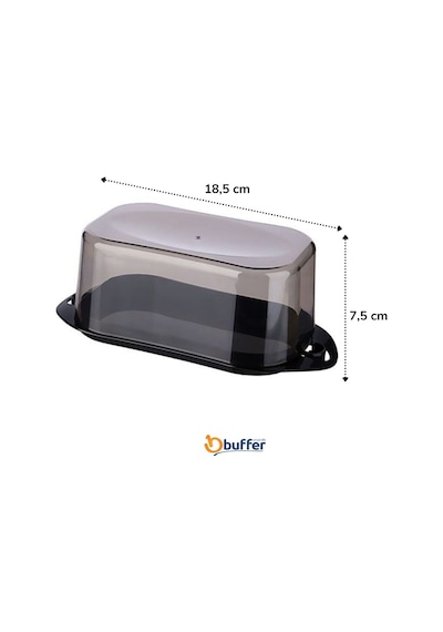 Buffer® Kilitli Plastik Kapaklı Kahvalılık Tereyağlık Peynirlik Çok Renkli