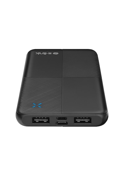 S-lınk Ip-g12n Siyah 10.000mah 2xusb 1xmicro Usb 1xtype-c 4 Led Göstergeli Powerbank 1923