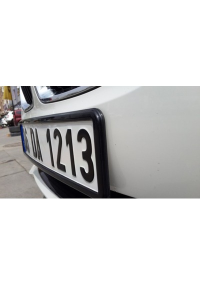 Tüvtürk Onayli Plakalik 2 Adet Piyano Black 228108619