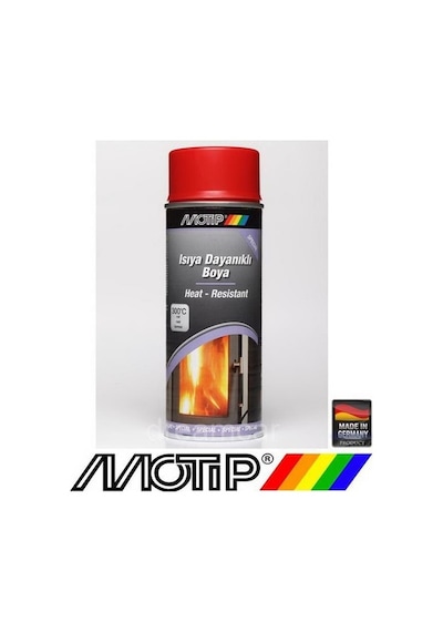 Motip 300 Derecec Isıya Dayanıklı Kırmızı Boya 400 ML