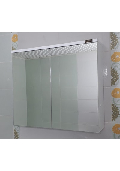 Çift Kapaklı Tam Boy Lavabo Üstü Banyo-Wc Dolabı (Günlük Kargo) (362303334) Beyaz