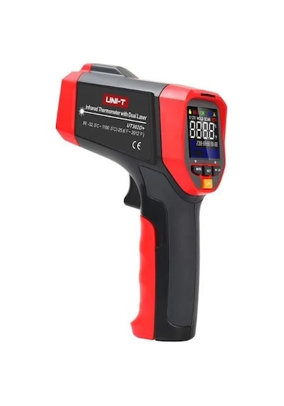 Ceta Industrial Thermometer With Dual Laser Unit Ut302d+ Infared Thermometer -32 / + 1100