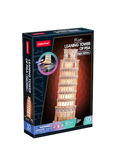 Pisa Kulesi 3d Puzzle Led Işıklı L535h