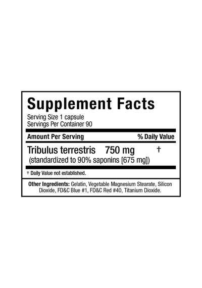 Allmax Tribx90 Tribulus 750 Mg, 90 Capsules