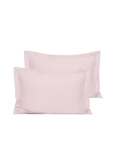 Pamuklu King Size Yastık Kılıfı 2 Adet 50 X 90 Cm Pembe