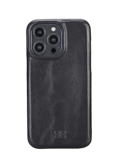 Bouletta Apple İphone 14 Pro Max Uyumlu Deri Arka Kapak F360 Rst1