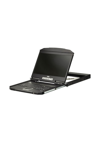 Aten Cl3700nwt 18.5 İnch Lcd 1920x1080 Usb Hdmı Tr Klavye Kvm Switch