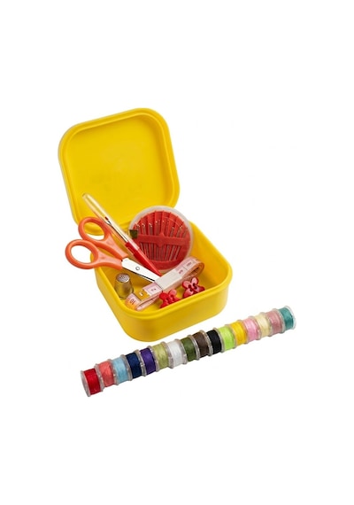 Taşınabilir Pratik Kutulu Mini Box Çok Renkli Dikiş Ve Tamir Seti - Hdf-191