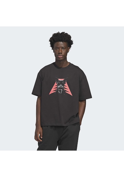Adidas Anthony Edwards Dawg Erkek Siyah Tişört Jz9447 Siyah