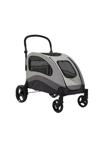 Tommy Evcil Hayvan Arabası 90x73x108 Cm Gri Max 60 Kg