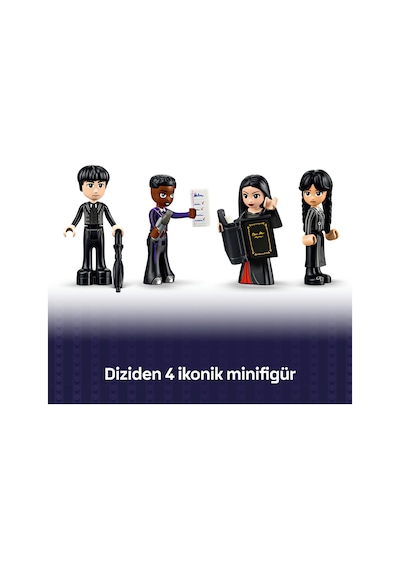 Wednesday Morticia Nın Evi 76786 - 10 Yaş Ve Üzeri Çocuklar Için Yaratıcı Oyuncak Yapım Seti 1002