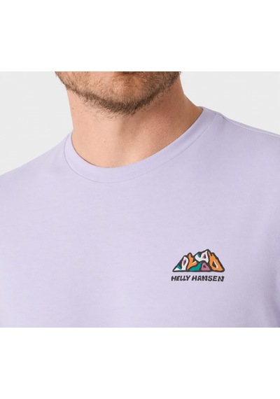 Helly Hansen Skog Recycled Graphic Erk T-shirt Mor