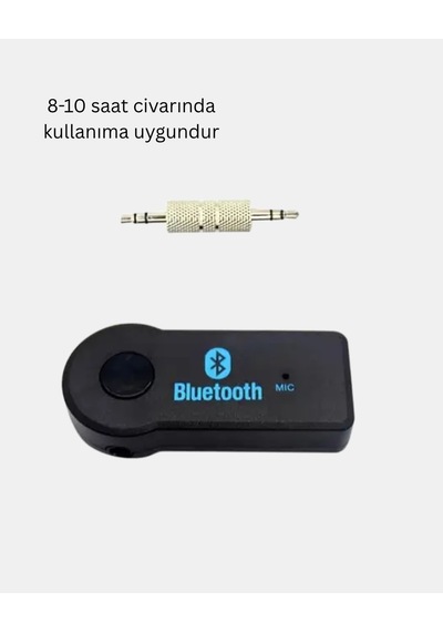 Mey İthalat Bluetooth Aux Araç Kiti Eller Serbest Müzik Çalar Dahili Mikrofonlu