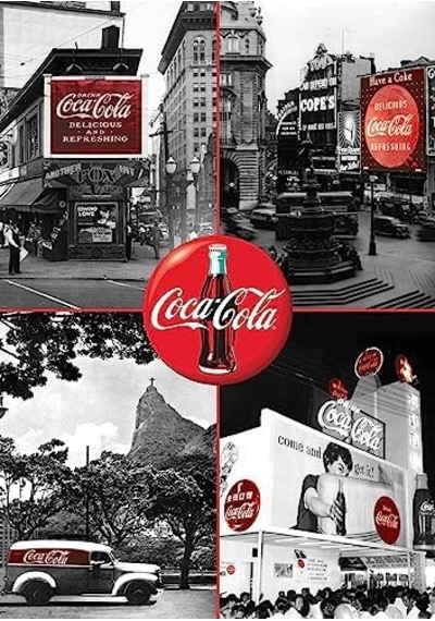 Siyah Beyaz&apos In Kırmızılığı, Cola-cola-1000 Parça Puzzle