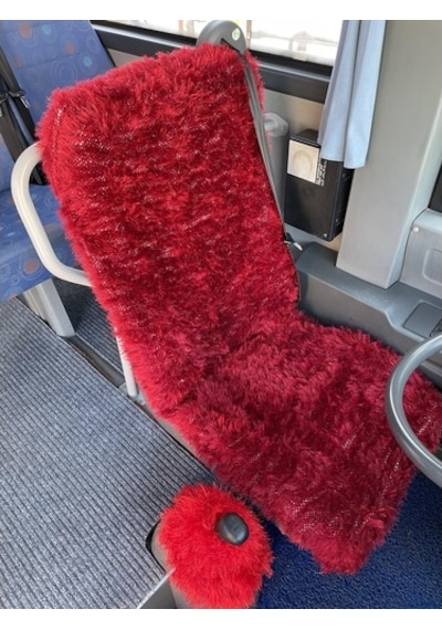 Peluş Koltuk Örtüsü