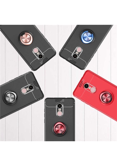 Xiaomi Redmi Note 4x Kılıf Zore Ravel Silikon Kapak Siyah
