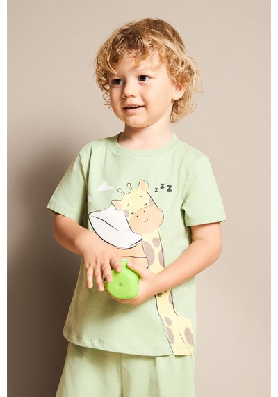 Defacto %100 Pamuk 2li Ayıcıklı Ecru Pijama Takımı Erkek Bebek G8862a526smgn1216 Yeşil-gn1216 Defacto %100 Pamuk 2li Ayıcıklı Ecru Pijama Takımı Erkek Bebek G8862a526smgn1216 Yeşil-gn1216