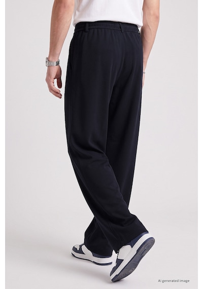 TOMMYLIFE Lacivert Rahat Form Erkek Palazzo Pantolon - 82199