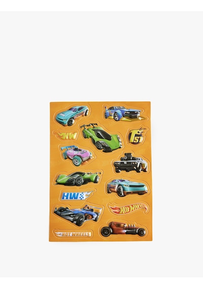 Koton Hot Wheels Lisanslı Otomobil Temalı Sticker Seti Mavi 7wak70351aa