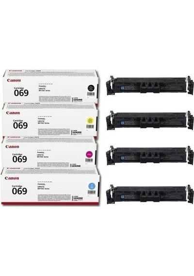 Canon CRG-067 4 Renk Toner Seti - Kutusuz LBP631 / MF651C