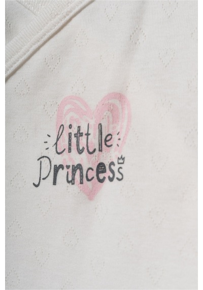Babycosy Organic Wear %100 Organik Pamuk,2'li Kruvaze Kısa Kollu Bebek Tulum Little Princess Yazlık Kız Bebek Tulum Pembe Babycosy Organic Wear %100 Organik Pamuk,2'li Kruvaze Kısa Kollu Bebek Tulum Little Princess Yazlık Kız Bebek Tulum Pembe