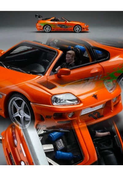 Fast Speed Supra Targa A80 Bomex Convertible Hart Top Brian Figürlü