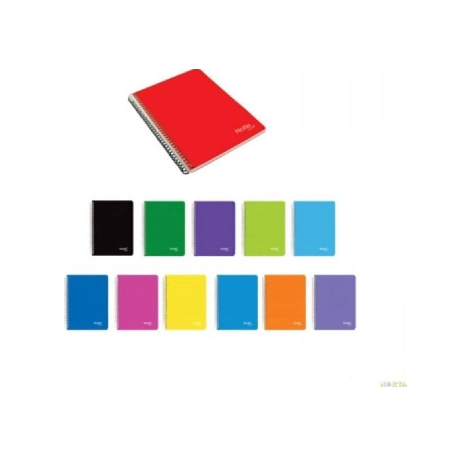 Trend A-4 160 Yaprak Kareli Spralli Plastik Kapak Defter