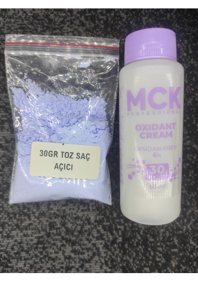 Qf Toz Saç Açıcı 30 Gr Ve 60 Ml 30 Vol Oksidan Krem