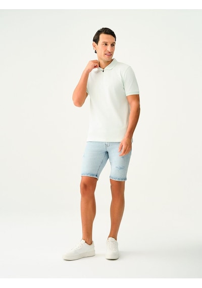 LOFT Regular Fit Erkek Polo K.kol Mint Yeşili