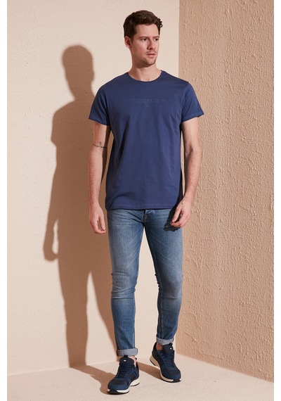 Buratti Erkek T Shirt 541TACTICAL AÇIK LACİVERT Lacivert