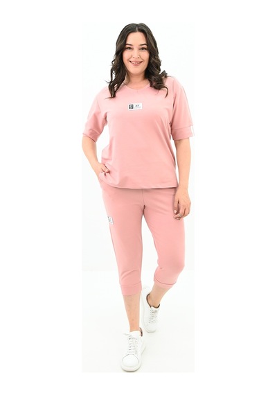 Koza Butik Kadın Büyük Beden Taytlı Takım 3753-23 001
