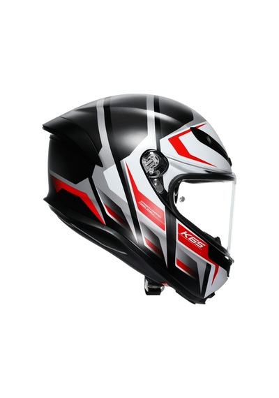 Agv K6 S Karve Matt - Black / Whıte / Red Diğer