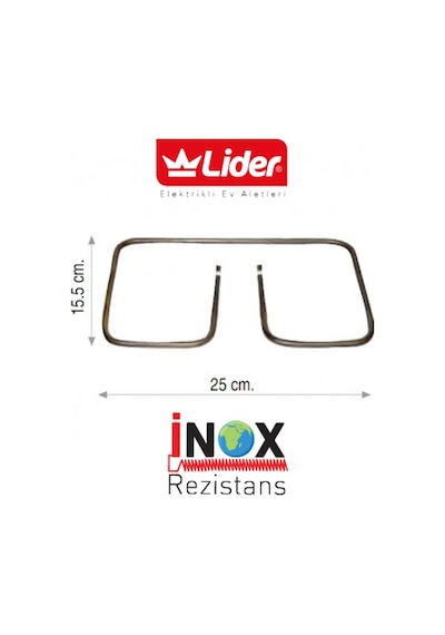 Lider Uyumlu Tost Makinası Rezistansı Büyük 110 V 800 Watt Lider Uyumlu Tost Makinası Rezistansı Büyük 110 V 800 Watt