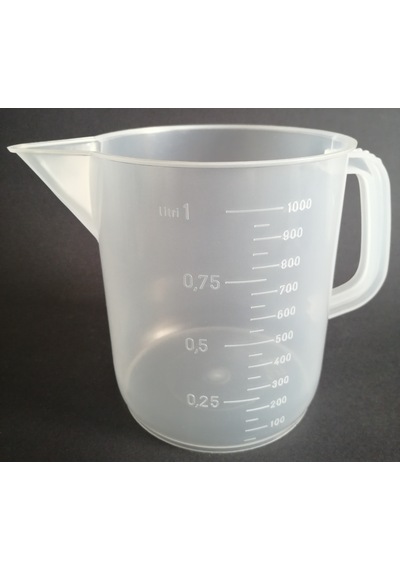 Kartell Plastik Kulplu Beher 1000 ML