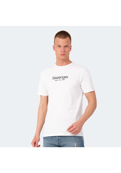 Slazenger VOITTO Erkek  Beyaz Tişört