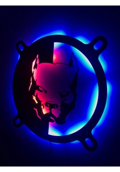 Pitbull Led Işıklı Tablo