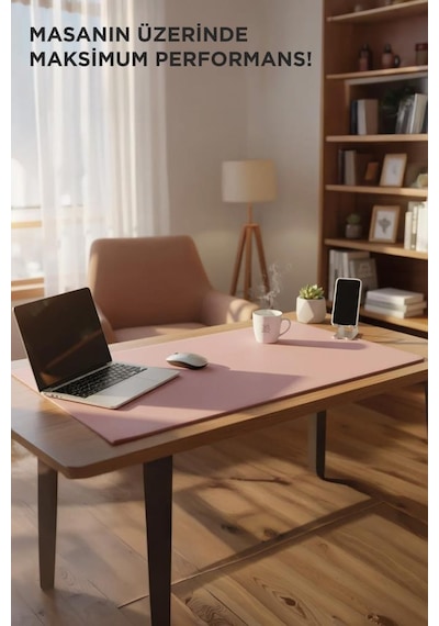 Gaming Oyuncu Klavye Fare Altlığı Kaymaz Taban Büyük Mouse Pad Pu Bk 1000 450mm Pembe