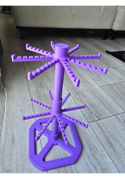 Anahtarlık Standı Renkli 2 Katlı Dönen/takı Organizer