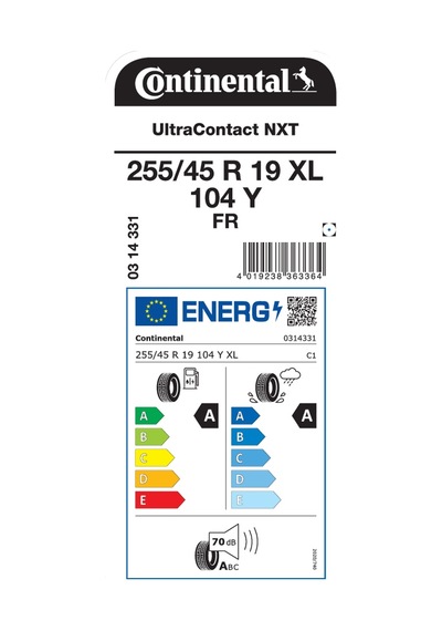 Continental 255/45R19 104Y Xl Fr Uc Nxt Crm Yaz Lastiği Lastigi 2025
