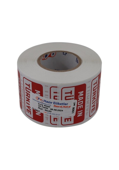 Al Hızlı Al Made In Türkiye Baskılı Kuşe Etiket 50mm X 30mm 1000 Adet Diğer