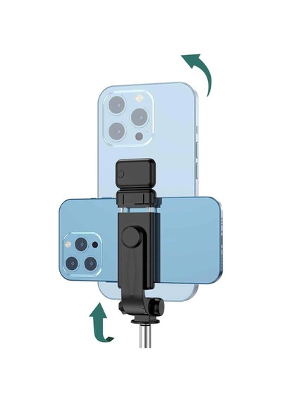 Tripod Selfie Çubuğu Bluetooth Kumandalı Kablosuz Led Işıklı Mh-hs8697-1256