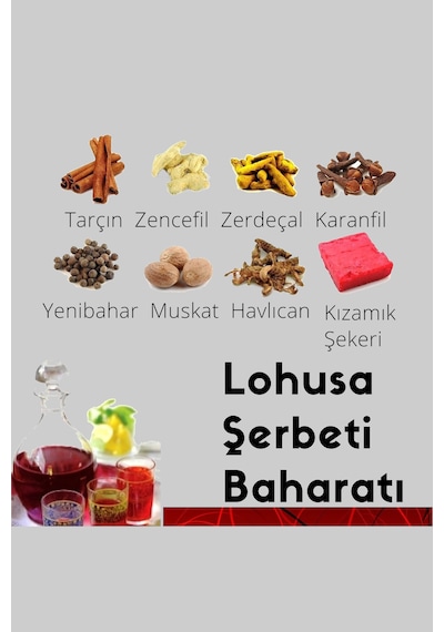 Lohusa Şerbeti Baharatı Kaynar Baharatı 250 Gr