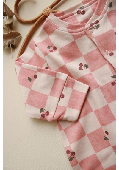 Oh La La Koala Plaid Cherry Serisi Tulum Bej