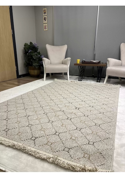 Sanat Halı Lora Plus 3925 Bej İskandinav Halı